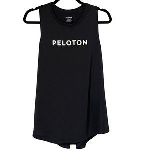 Peloton Black Lightweight Racer Back Tank Top Women's Extra Large